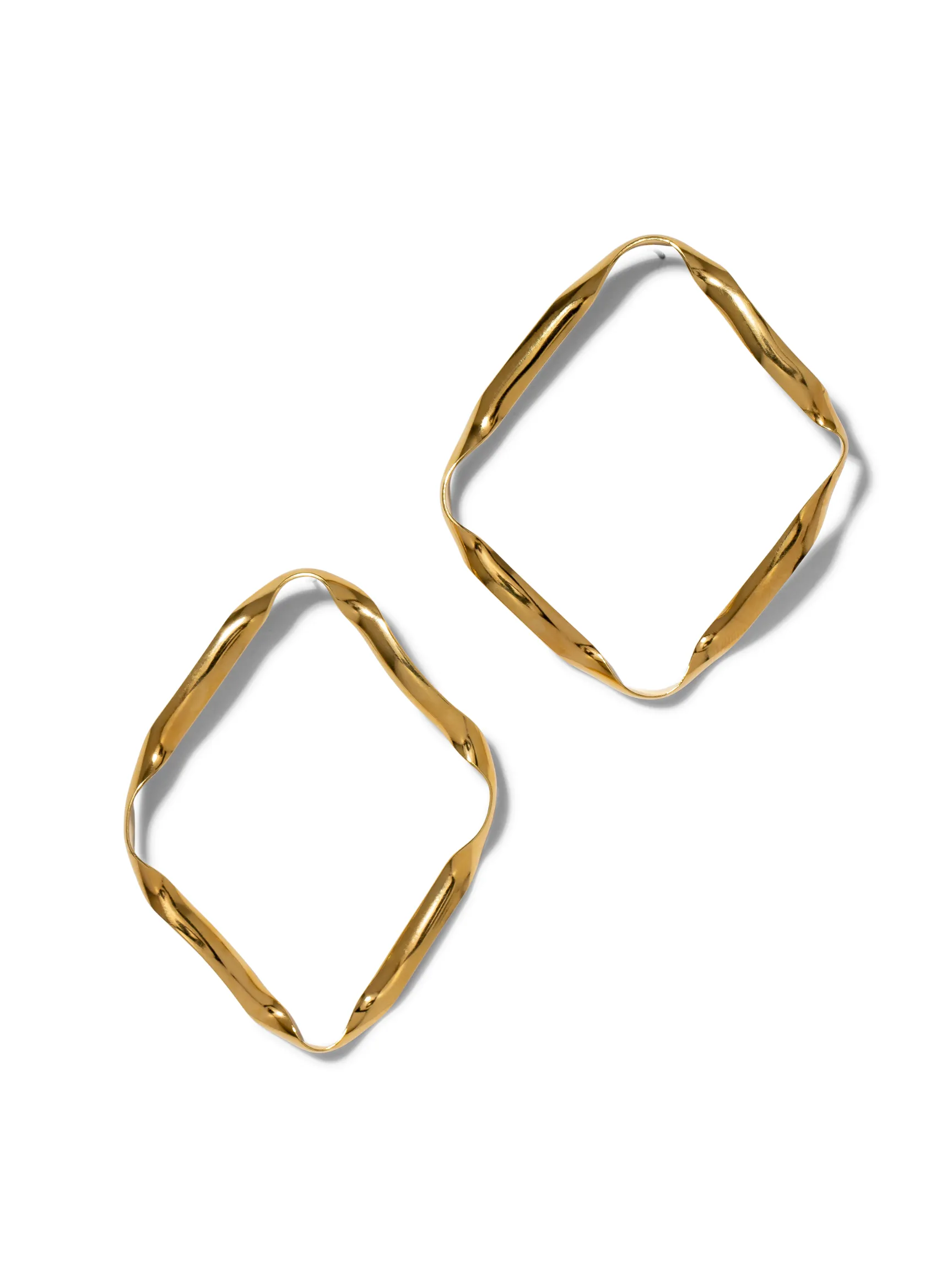 Gold Ribbonelle Earrings