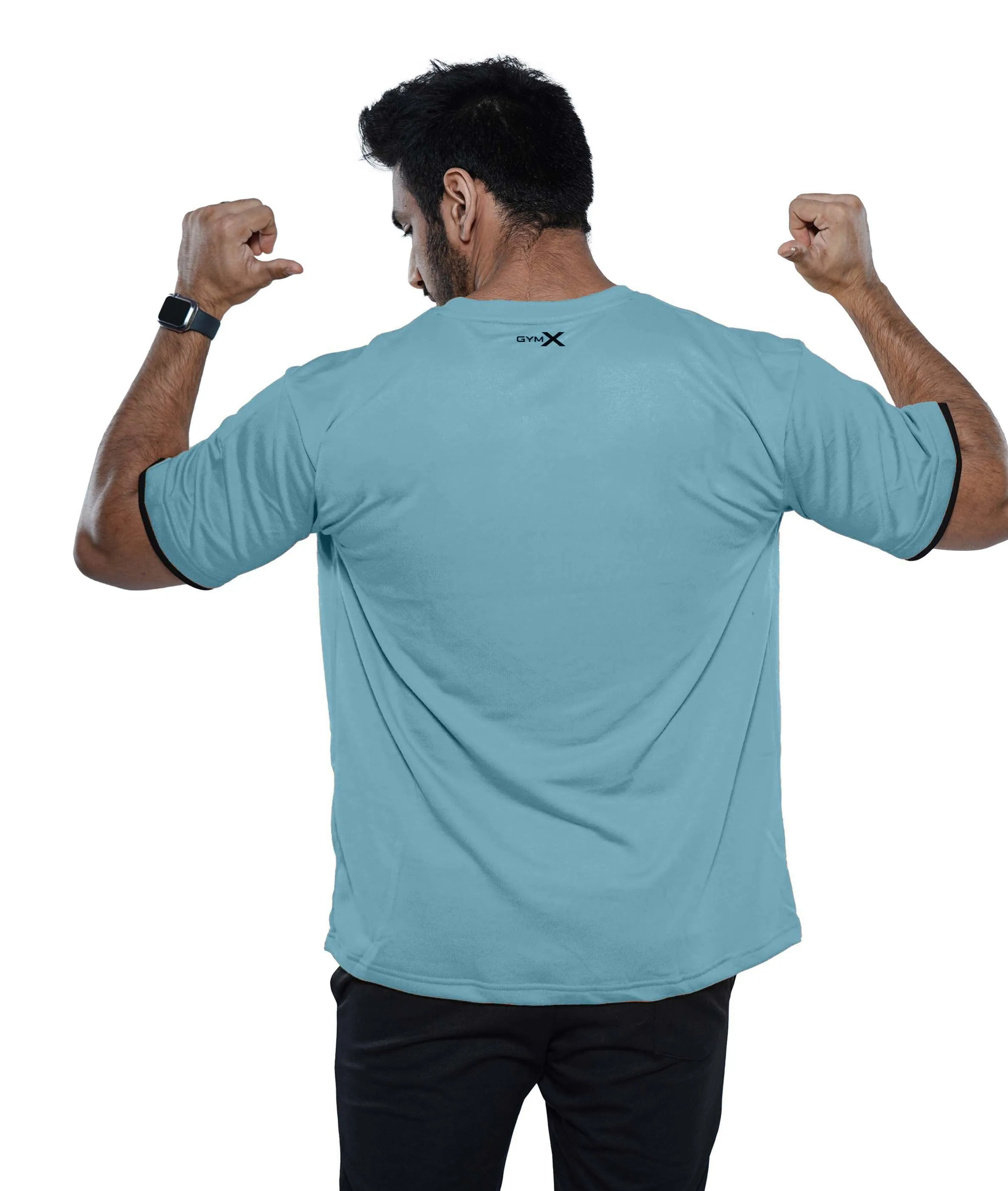 Grind Oversized GymX Tee: Blue - Sale