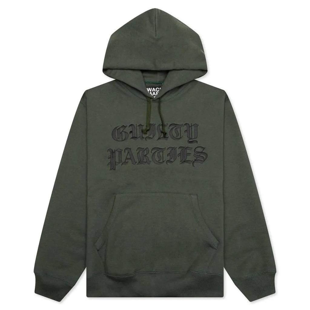 Heavy Weight Pullover Hooded Type-3 Sweatshirt - Green