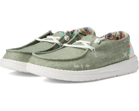 Hey Dude Youth Wendy Boho Olive Shoes