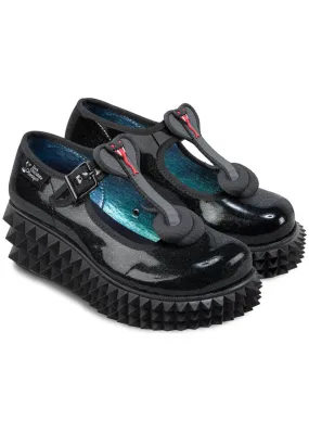 Hot Chocolate Design Cobra Platform Shoes Black