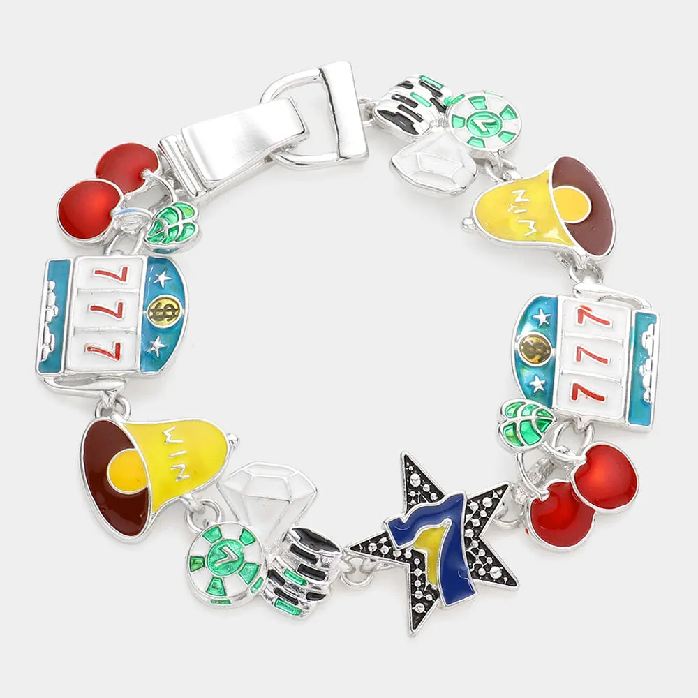 iLLASPARKZ Casino Theme Magnetic Bracelet