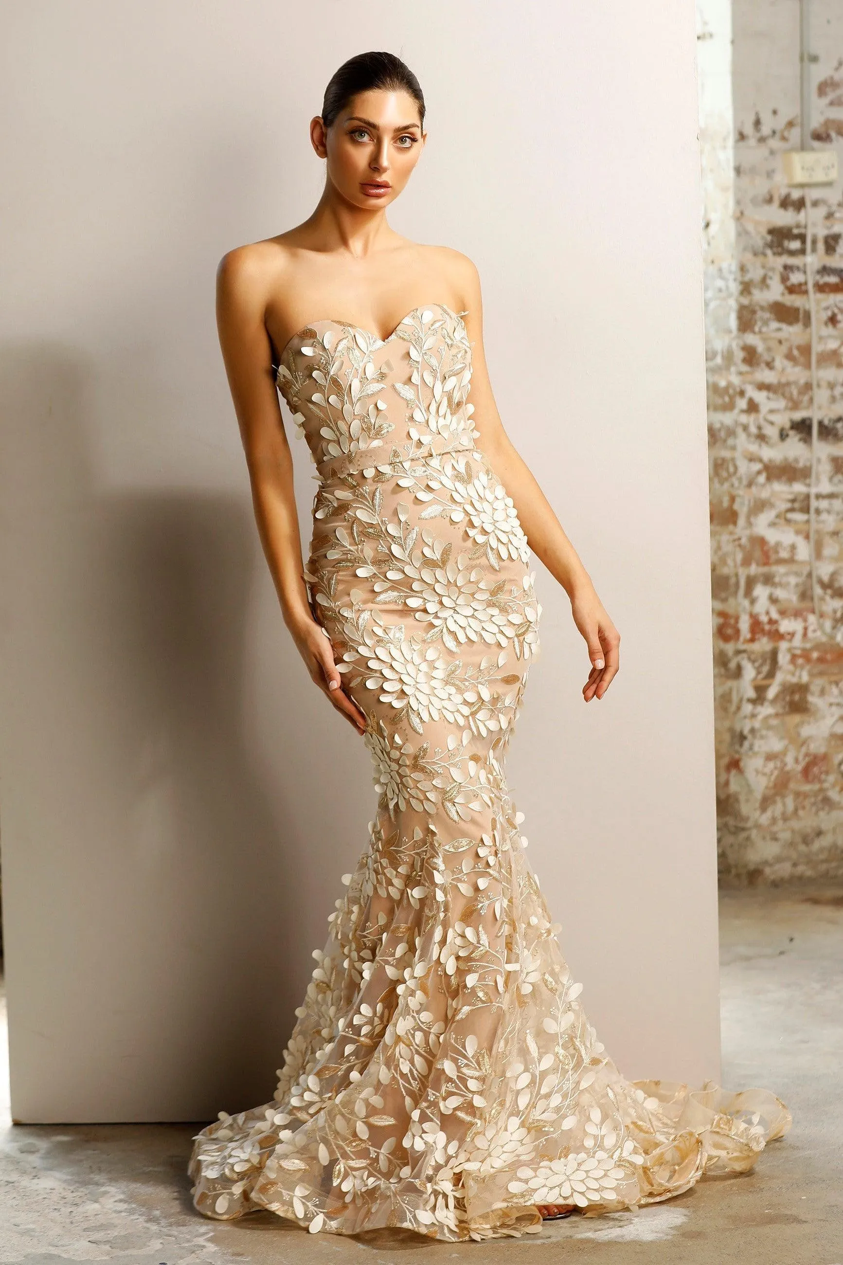 Jadore JX1097 Gown - Champagne