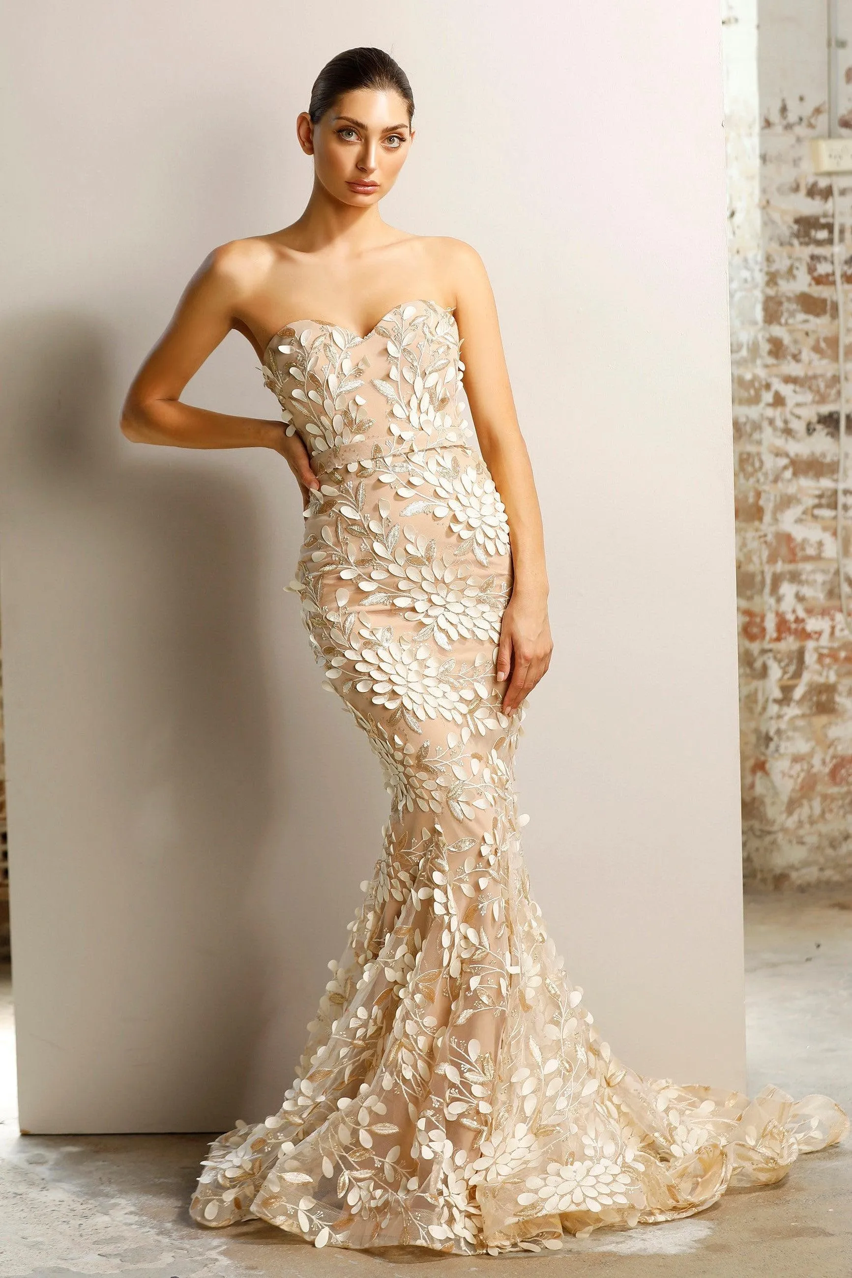 Jadore JX1097 Gown - Champagne