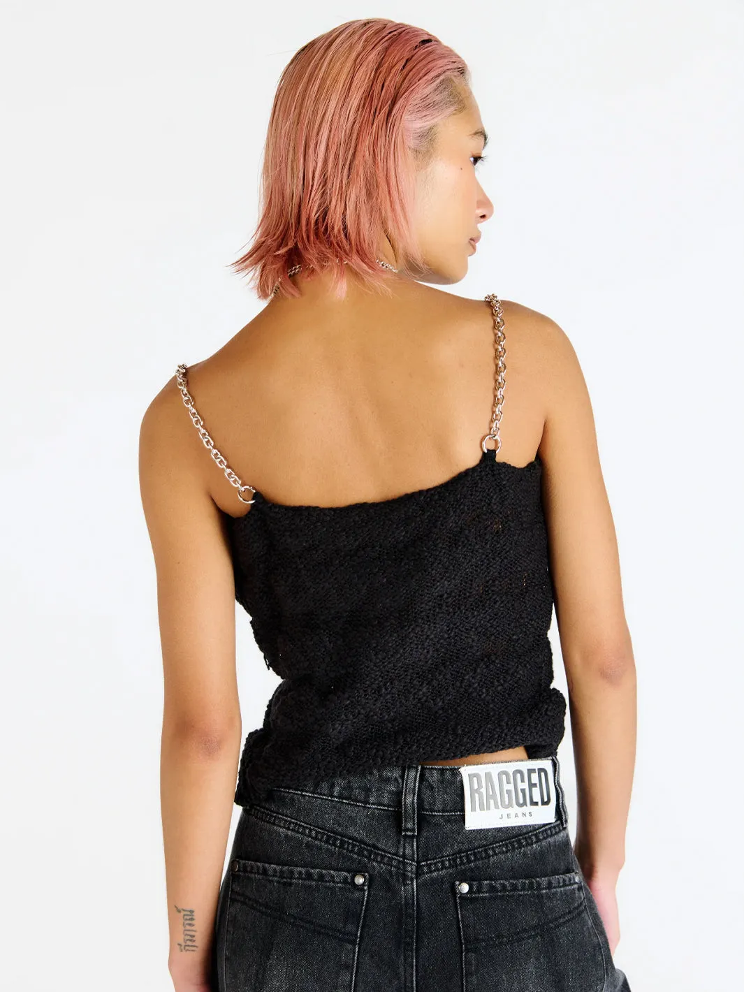 JENNIFER LACE UP KNIT VEST