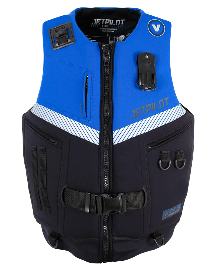 Jetpilot Venture Mens Neo Vest - Black/Blue - 2023