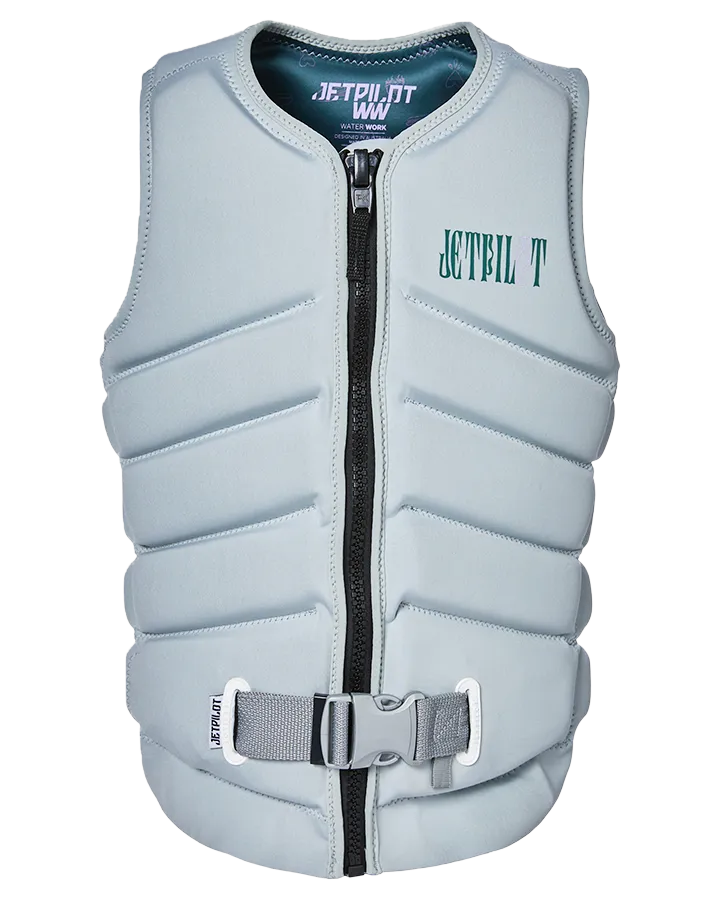 Jetpilot X1 F/E Ladies Neo Vest - Sina - Light Grey - 2023