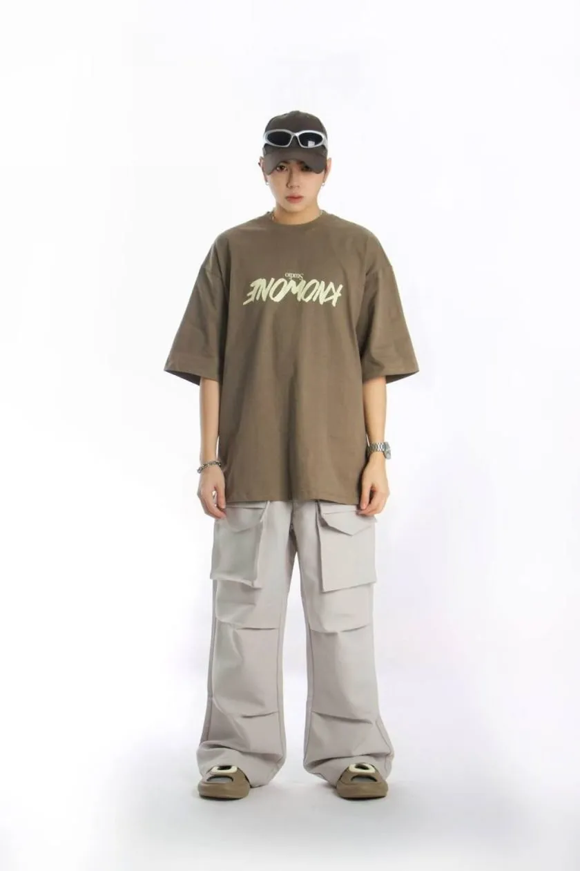 KNOWONE STUDIO Logo Tee Brown 