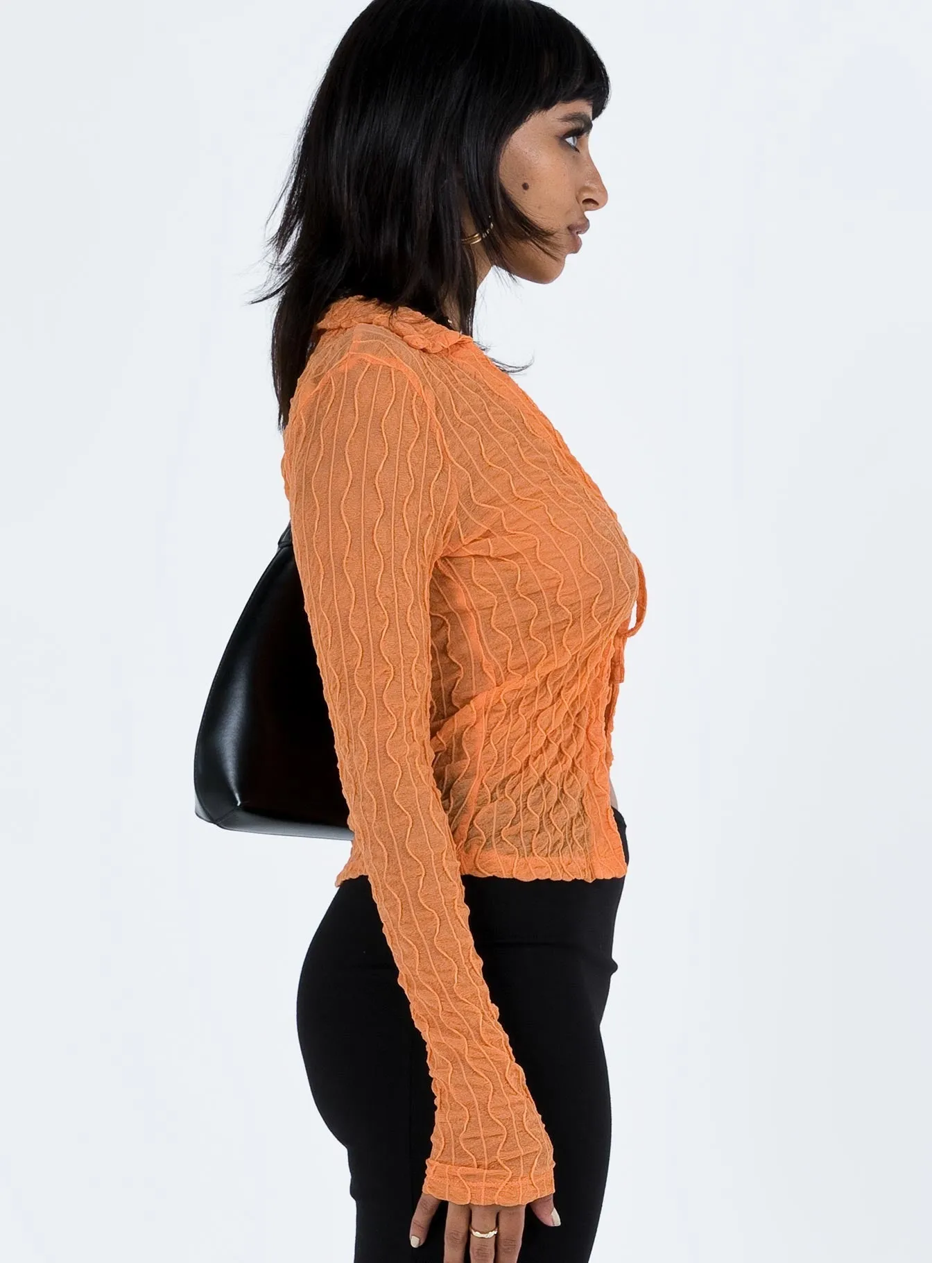 Marcos Long Sleeve Top Orange