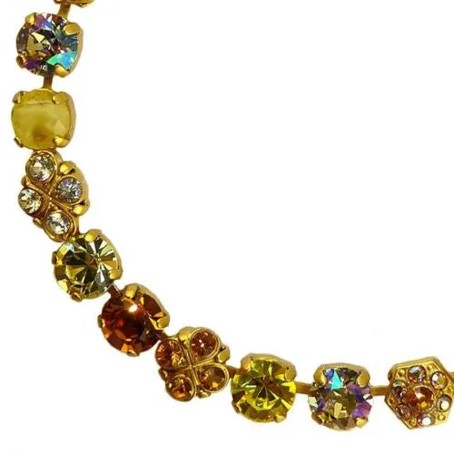 Mariana Handmade Swarovski 4004 Bracelet 1004 Gold Yellow Topaz Citrine Crystal