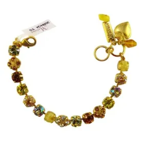 Mariana Handmade Swarovski 4004 Bracelet 1004 Gold Yellow Topaz Citrine Crystal