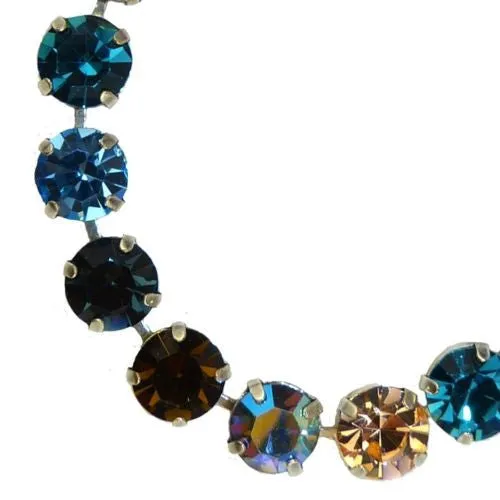 Mariana Handmade Swarovski Crystal Bracelet 4474 1008 Topaz Sapphire Blue Aquamarine