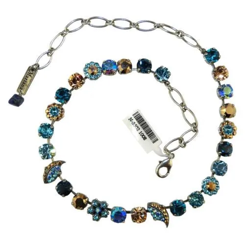 Mariana Handmade Swarovski Crystal Bracelet 4474 1008 Topaz Sapphire Blue Aquamarine