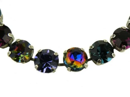 Mariana Handmade Swarovski Crystal Bracelet 4474 3101 Rainbow Blue Purple