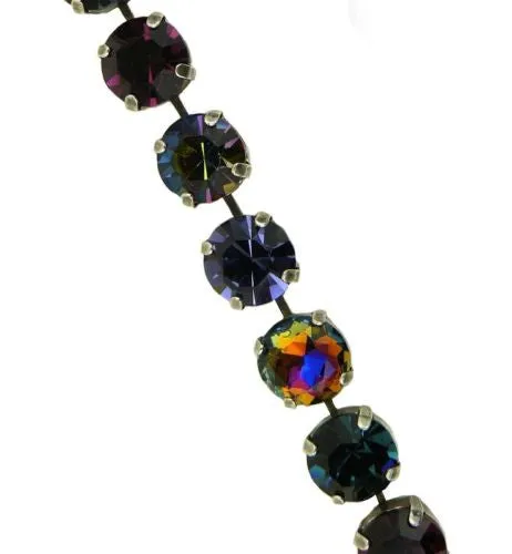 Mariana Handmade Swarovski Crystal Bracelet 4474 3101 Rainbow Blue Purple