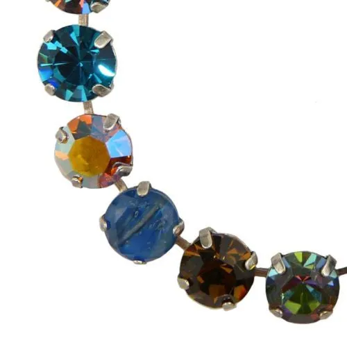 Mariana Handmade Swarovski Crystal Bracelet 4474 3201 Rainbow Blue