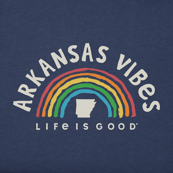 Men's Arkansas Rainbow Vibes Crusher Tee