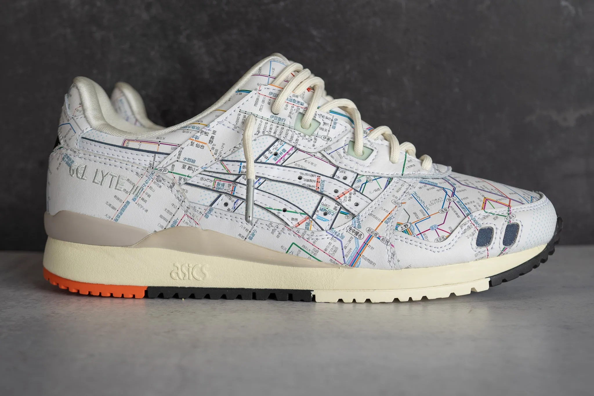 Mens Asics Gel-Lyte 3 TOKYO Subway Pack (White/Peacoat)