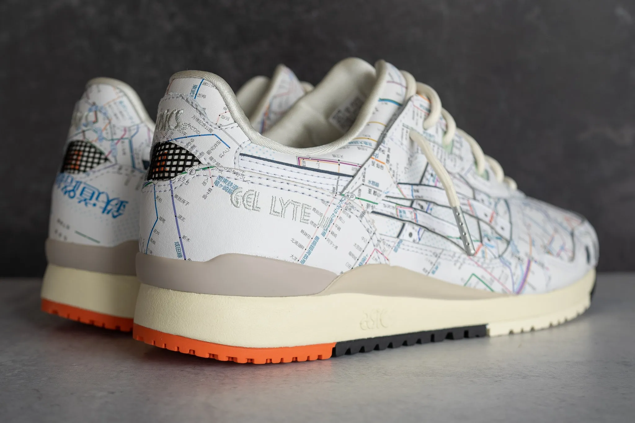 Mens Asics Gel-Lyte 3 TOKYO Subway Pack (White/Peacoat)