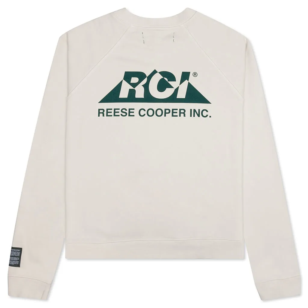 Mountain Logo Crewneck - Vintage White