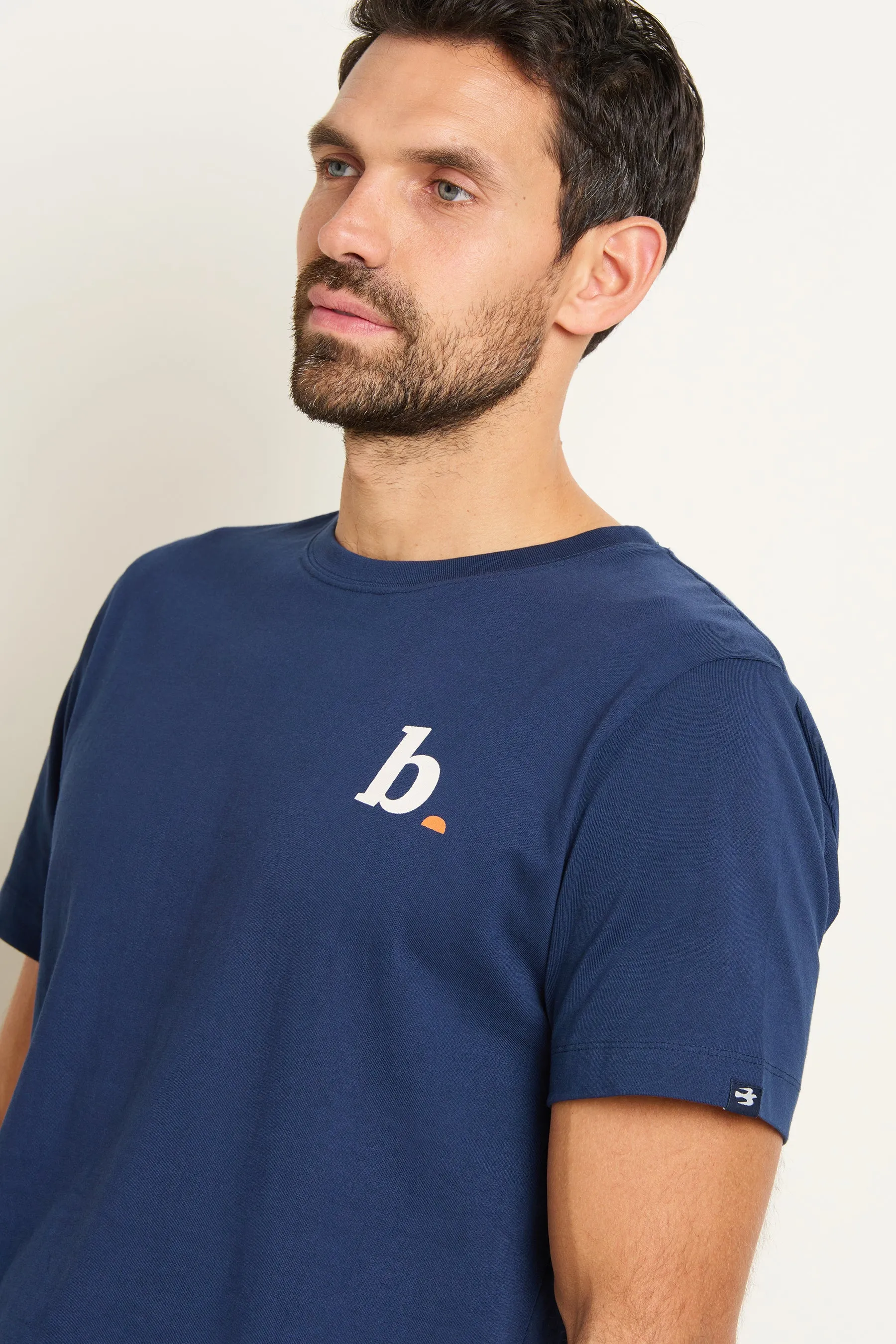 Navy Logo Tee