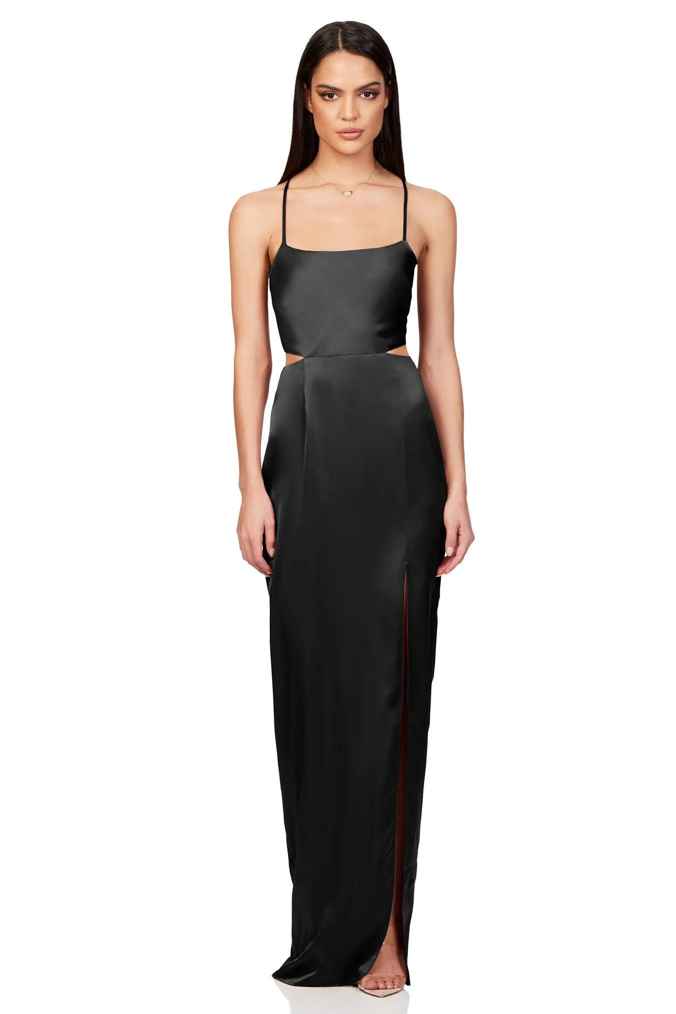 Nookie Stella Cut Out Gown - Black