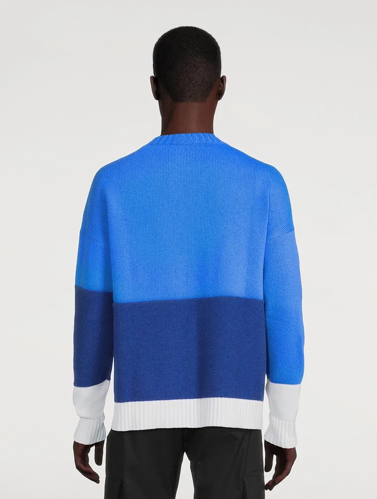 OFF WHITE Colourblock Off Sweater