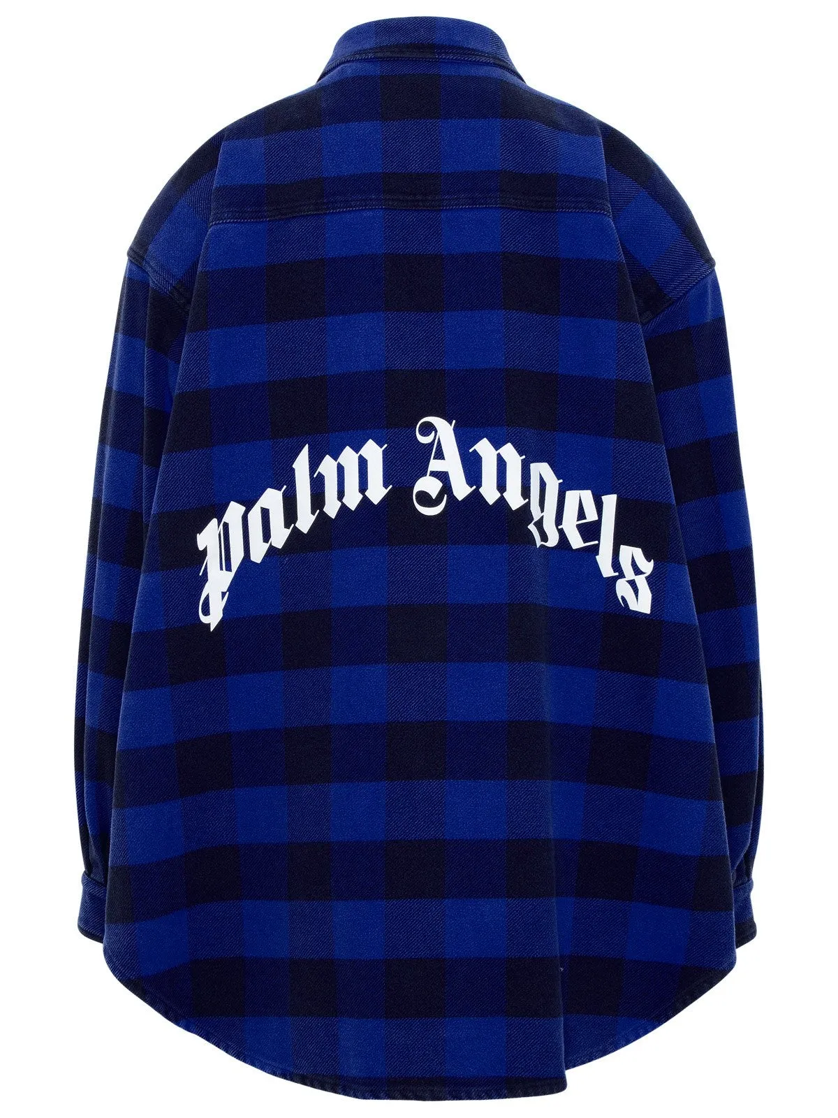 Palm Angels Check Patterned Buttoned Overshirt