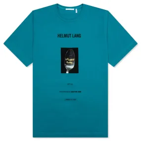 Photo Logo Tee - Cerulean