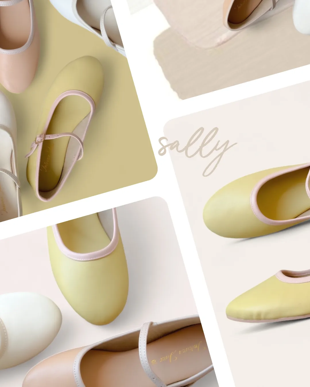 SALLY Two Tone Mary Jane Doll Shoes