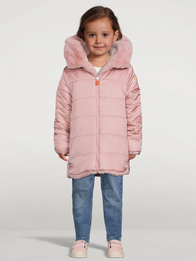 SAVE THE DUCK Kids Flora Reversible Coat