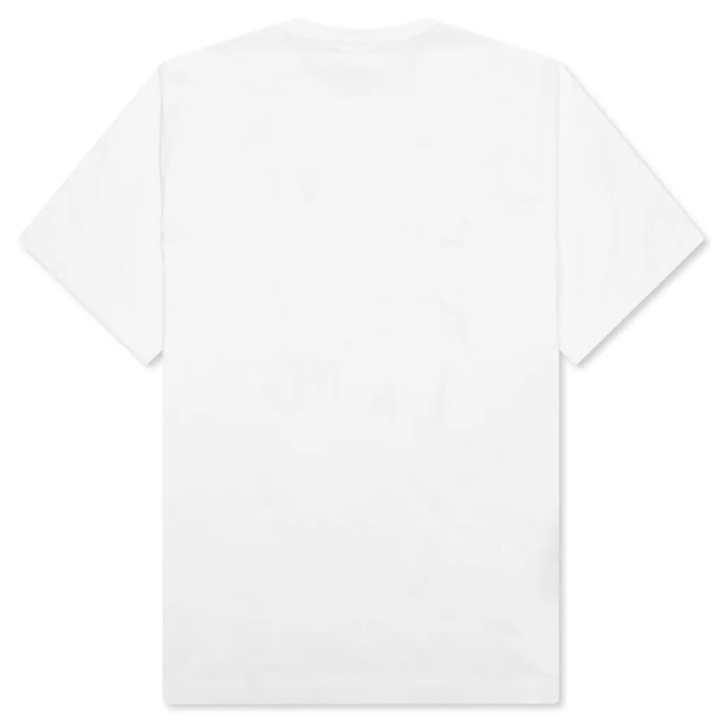 Scribbled Logo Tee - White