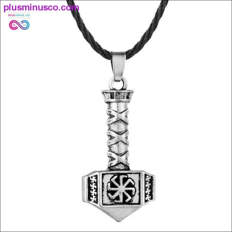 Slavic Kolovrat Wheel Amulet Pagan Pendant Necklace Viking