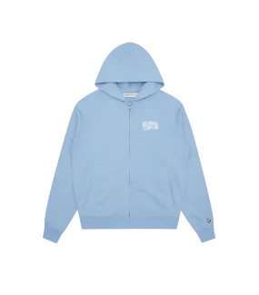 SMALL ARCH LOGO ZIP THROUGH - BLUE