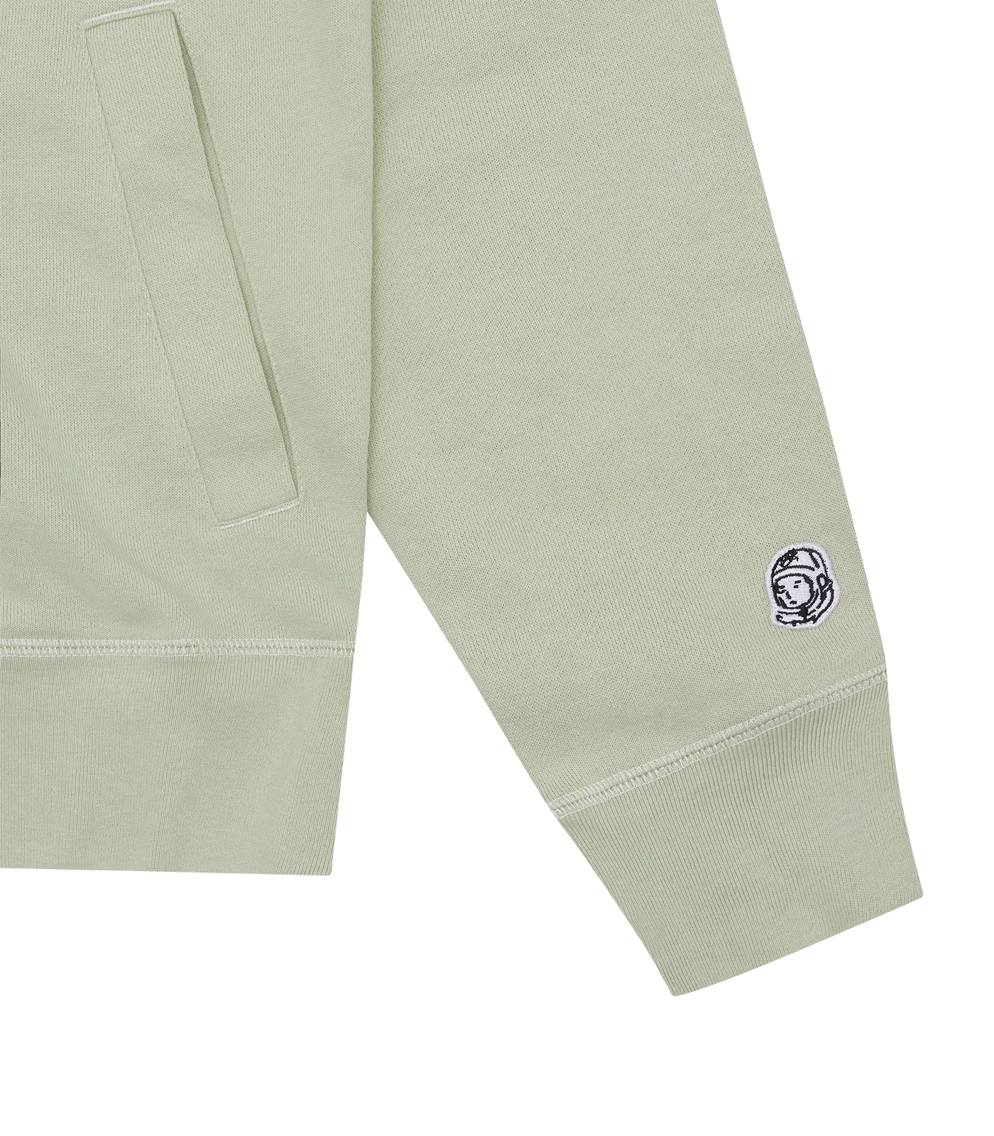 SMALL ARCH LOGO ZIP THROUGH - GREEN