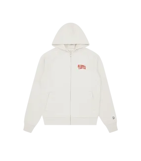 SMALL ARCH LOGO ZIP THROUGH HOOD - OAT