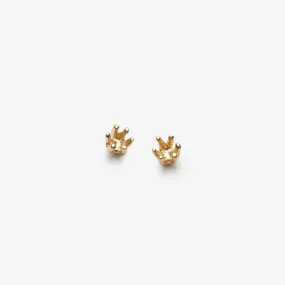 Spark Stud Earrings - 14k Gold