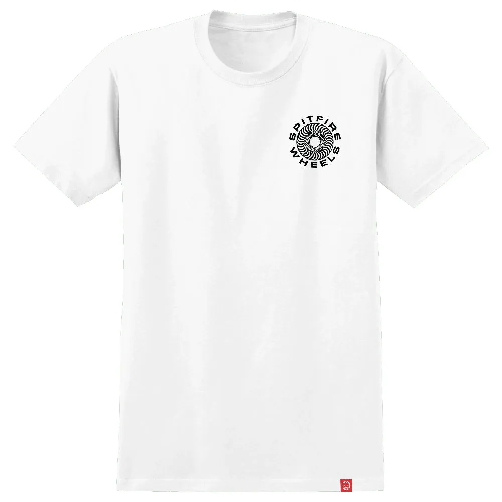 Spitfire Classic Swirl Tee White/Black