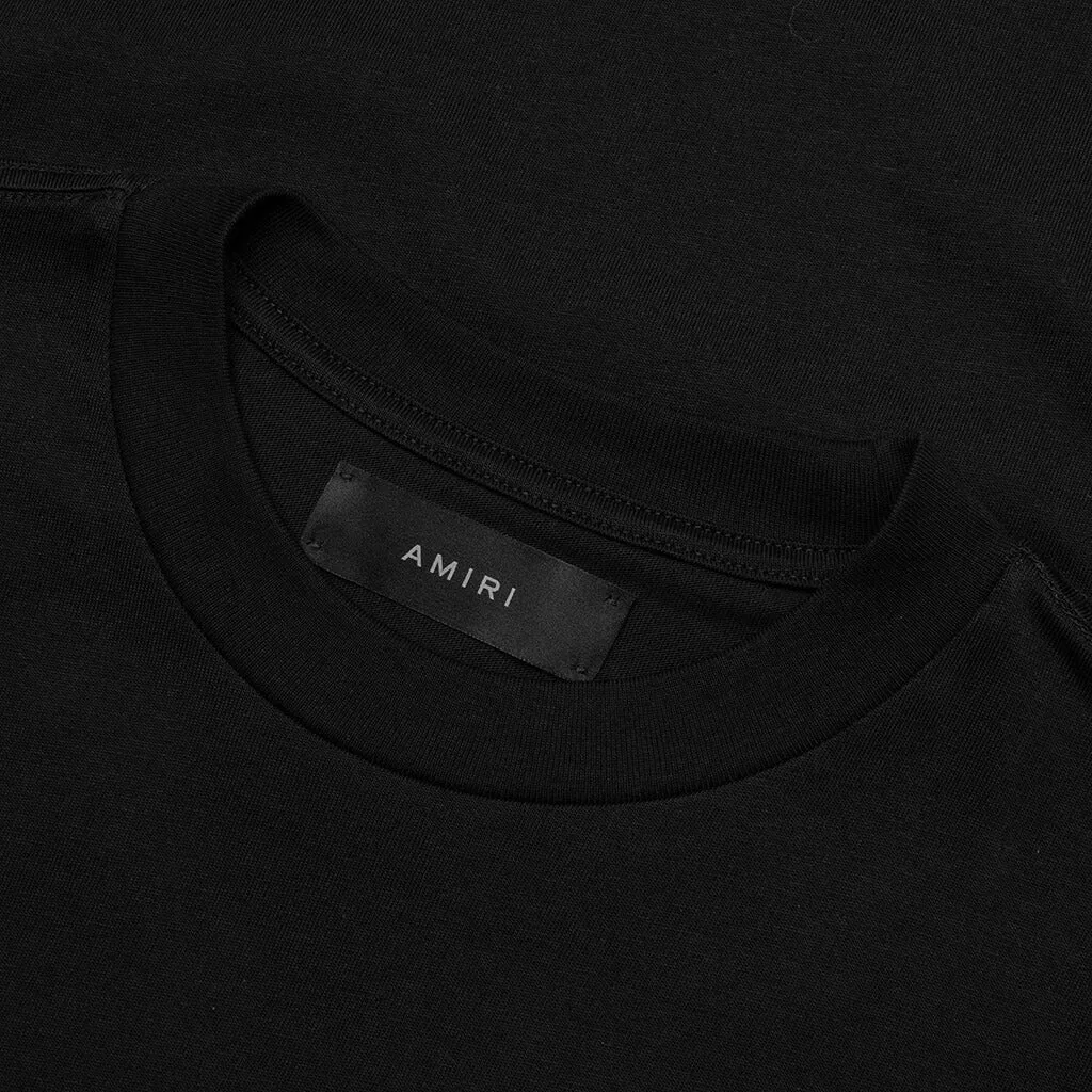 Staggered Logo Tee - Black