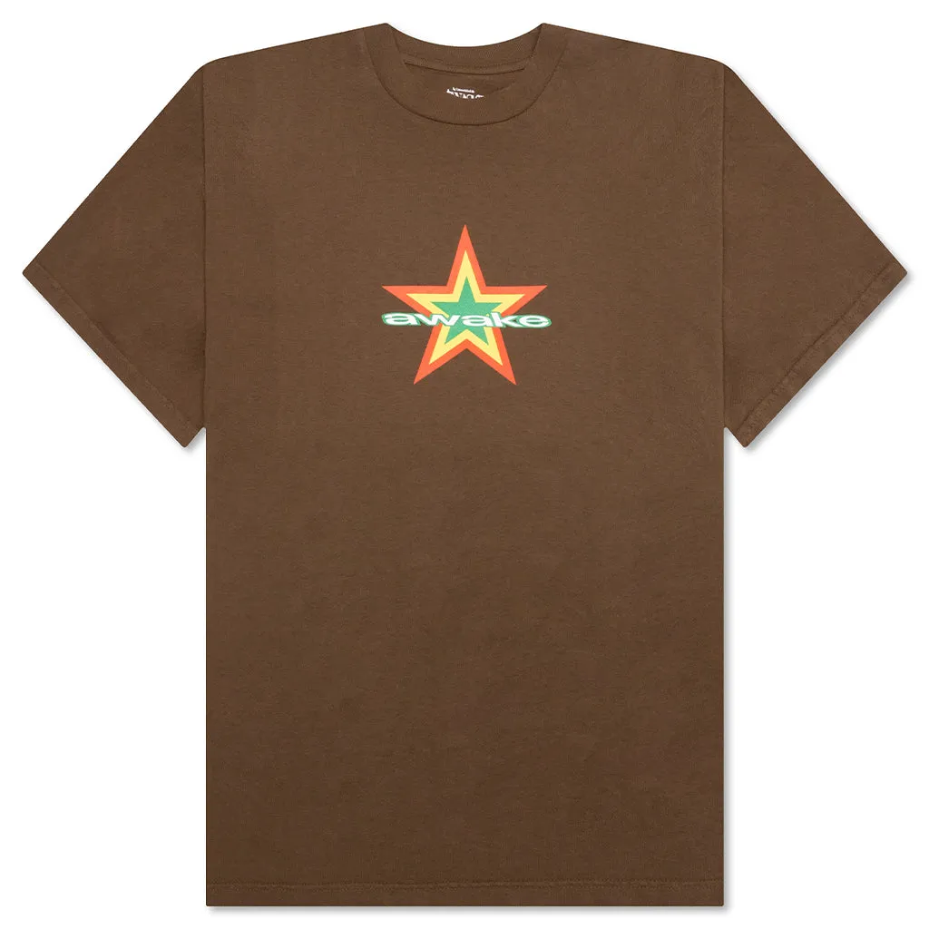 Star Logo Tee - Chocolate