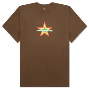 Star Logo Tee - Chocolate