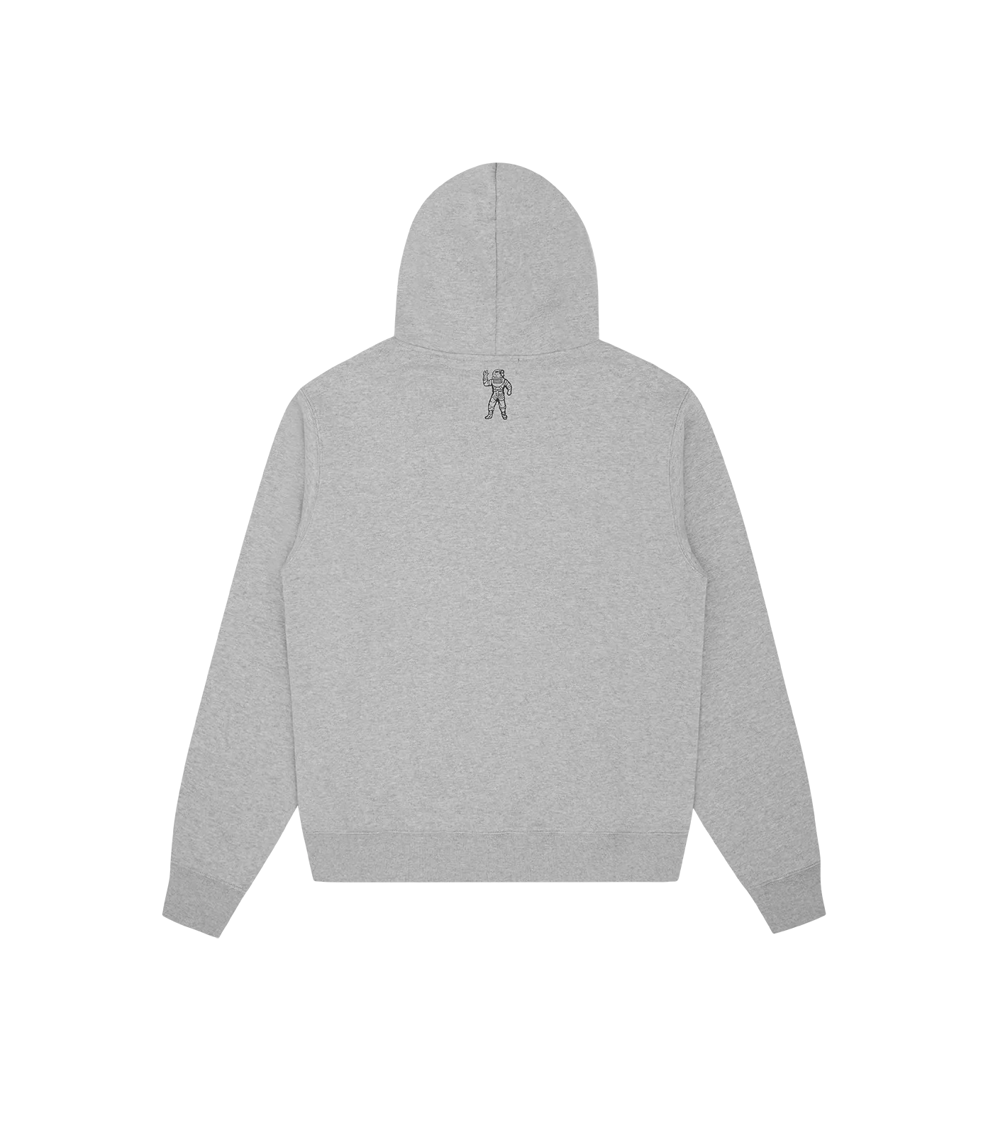 STRAIGHT LOGO POPOVER HOOD - HEATHER GREY