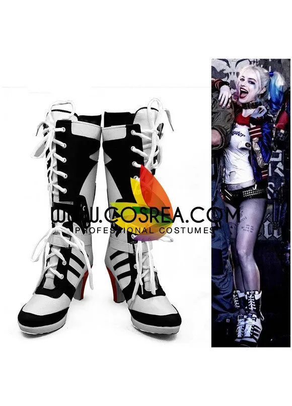 Suicide Squad Harley Quinn Movie Cosplay Shoes