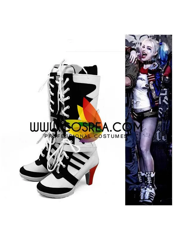 Suicide Squad Harley Quinn Movie Cosplay Shoes