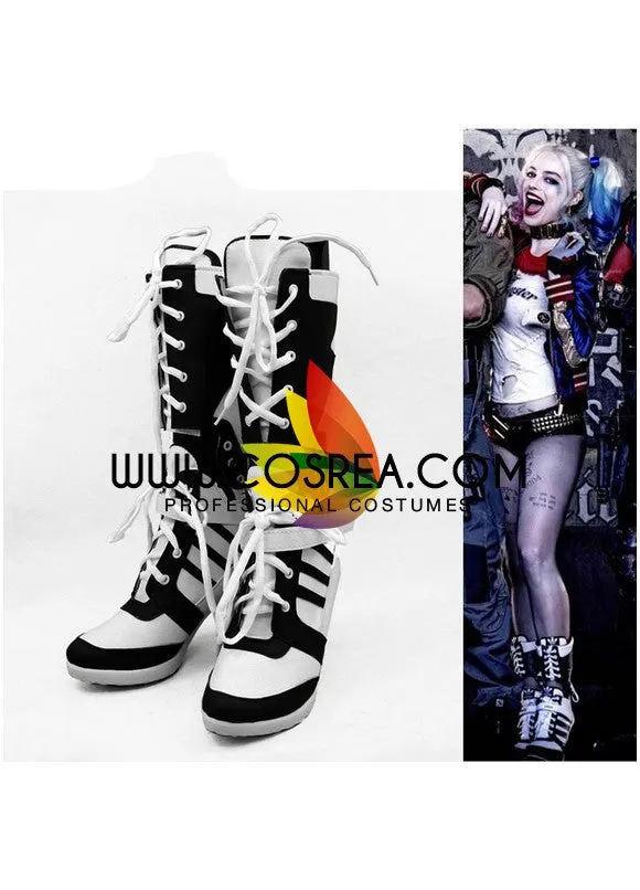 Suicide Squad Harley Quinn Movie Cosplay Shoes