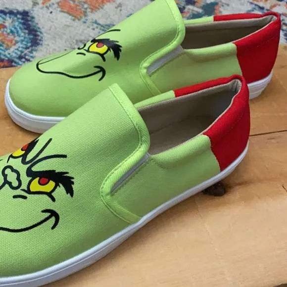 The Grinch Slip On Shoes Sneaker