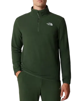 The North Face Men's 100 Glacier 1/4 Zip Fleece - Pine Needle