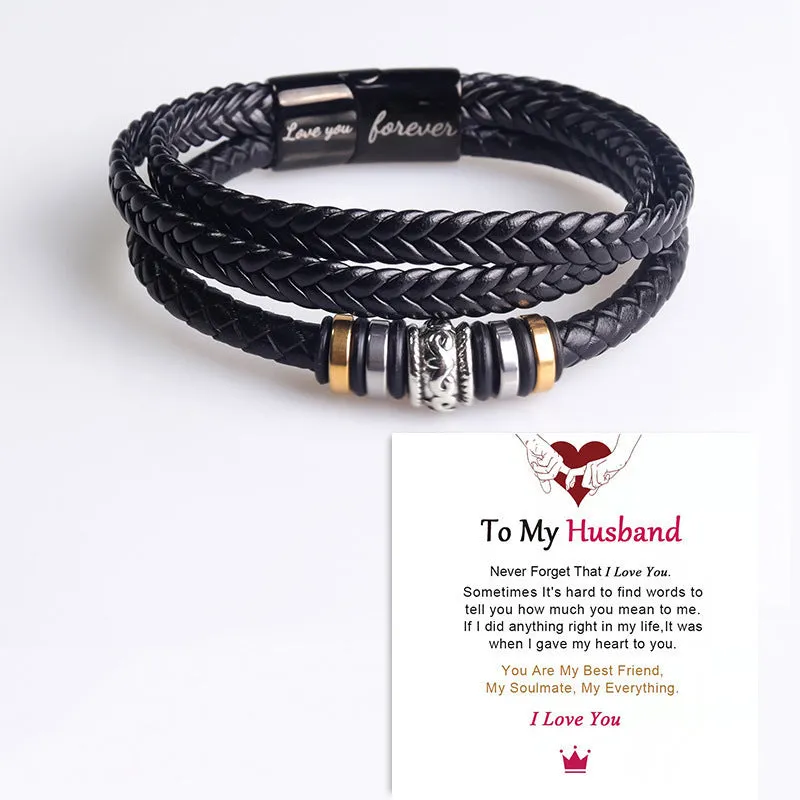 To My Husband Promise Bracelet