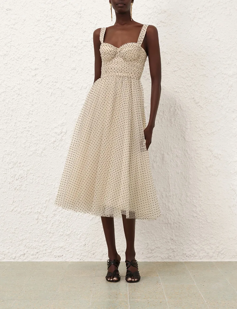 Tulle Midi Dress