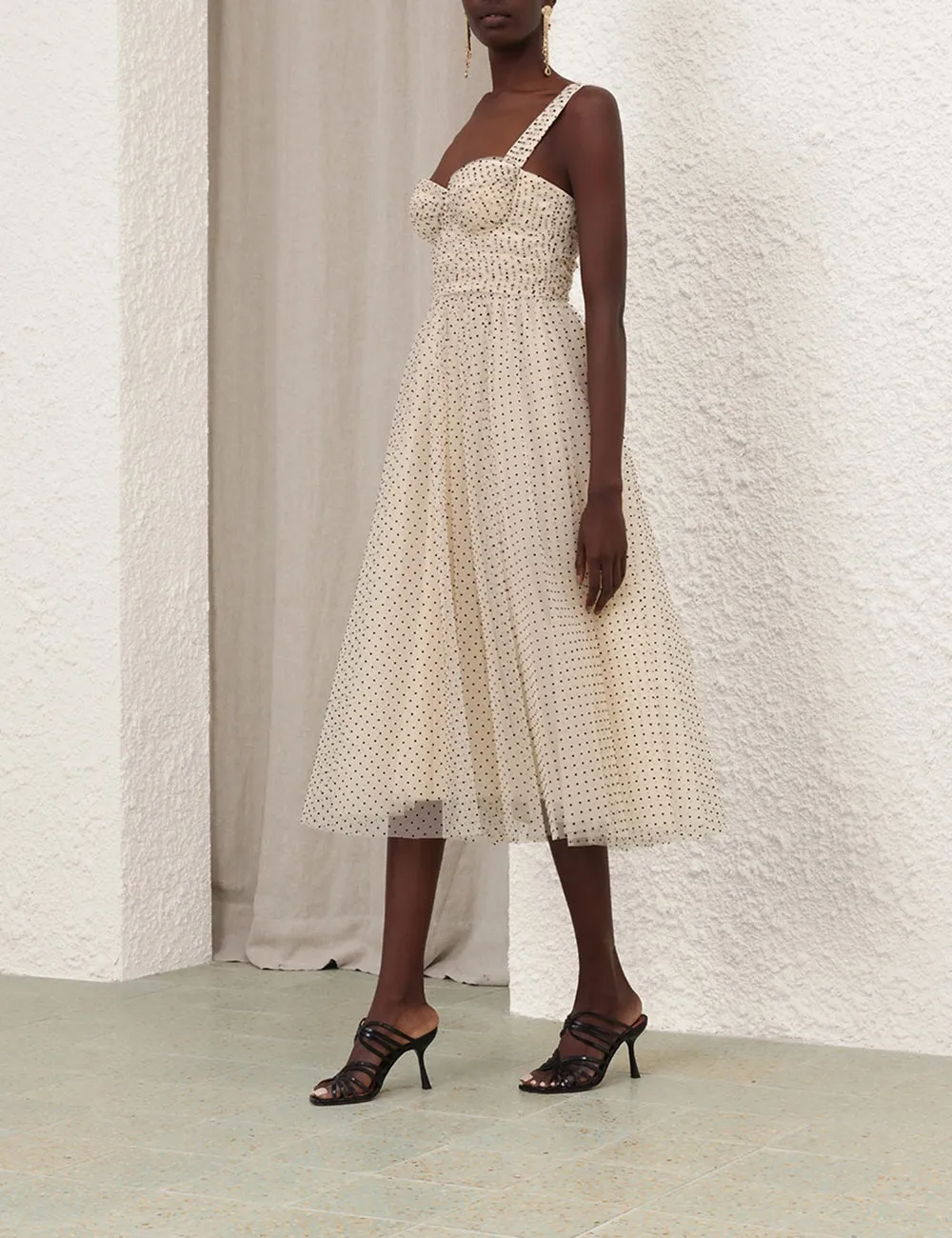 Tulle Midi Dress